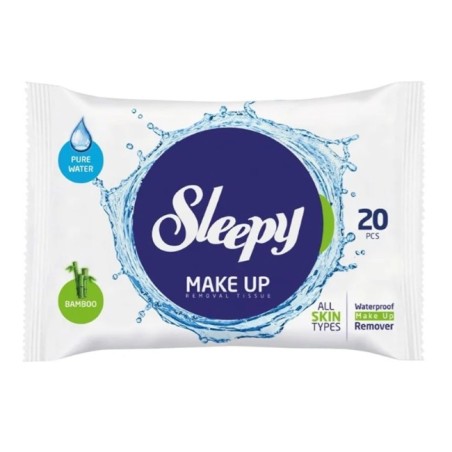 eSleepy Chusteczki nawilżane do demakijażu 25 szt.
